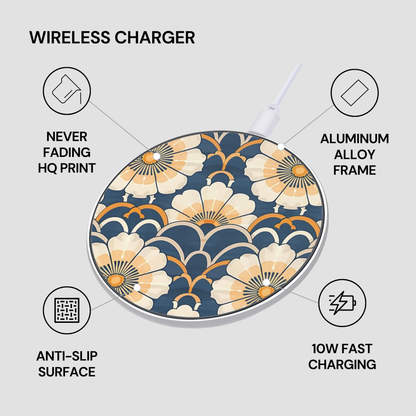 Ivory Bloom | Wireless Charger