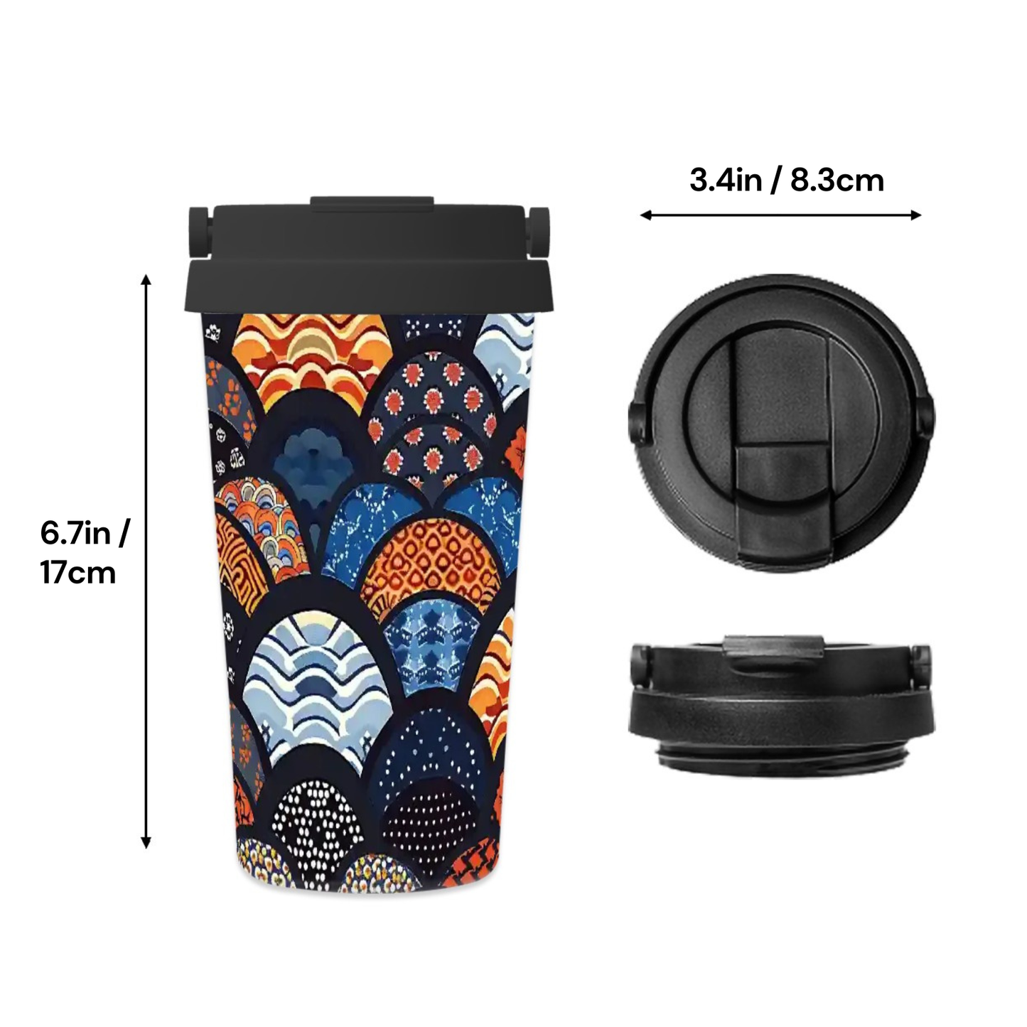 Kimono Wave | Insulated Travel Mug