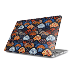 Laptop with a colorful abstract pattern on a white background | Casenari