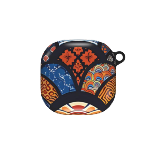 Colorful case with geometric patterns on a white background | Casenari