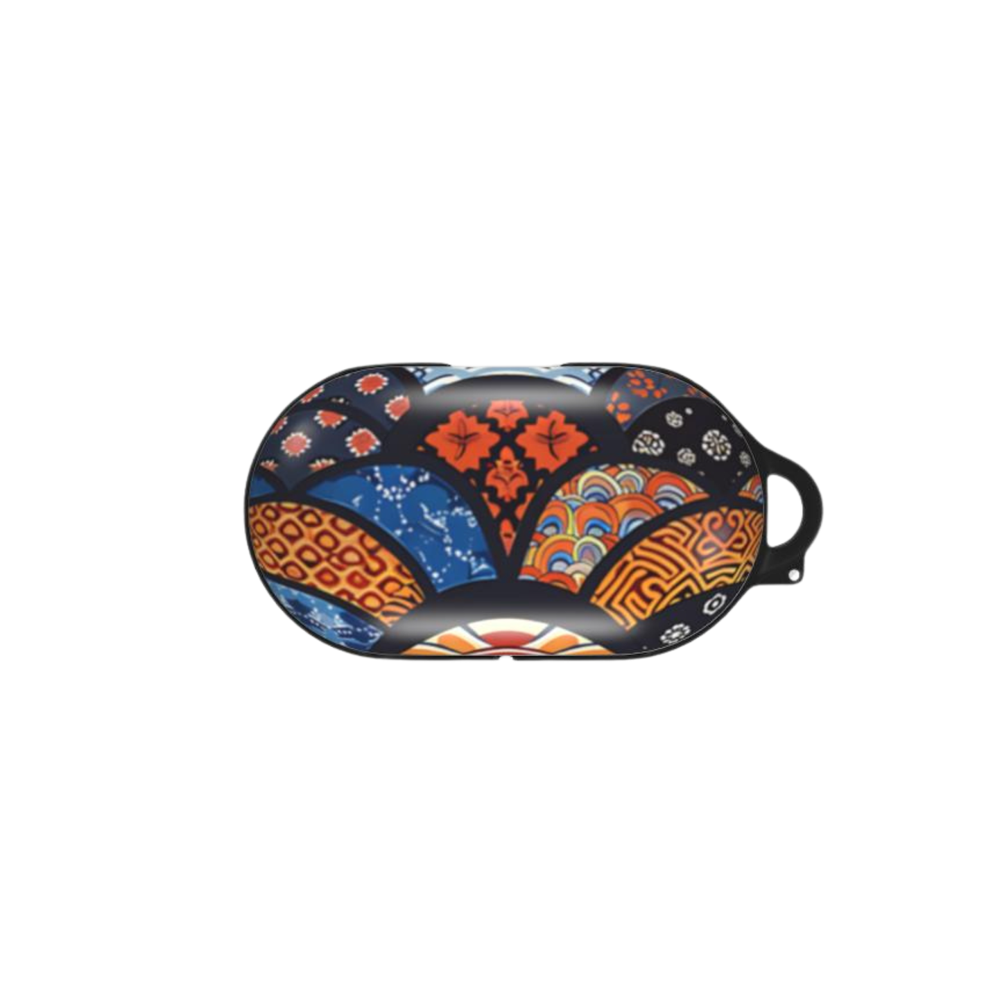 Colorful case with floral and geometric patterns on a white background | Casenari