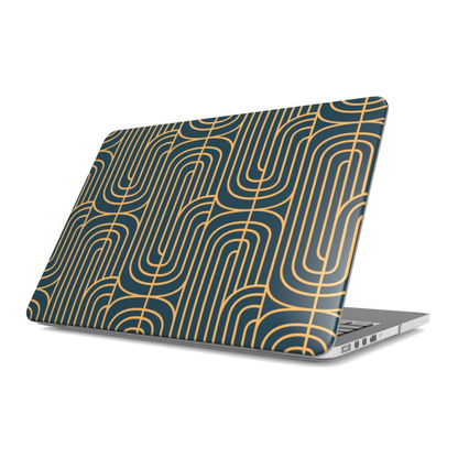 Gold on Teal | MacBook Case