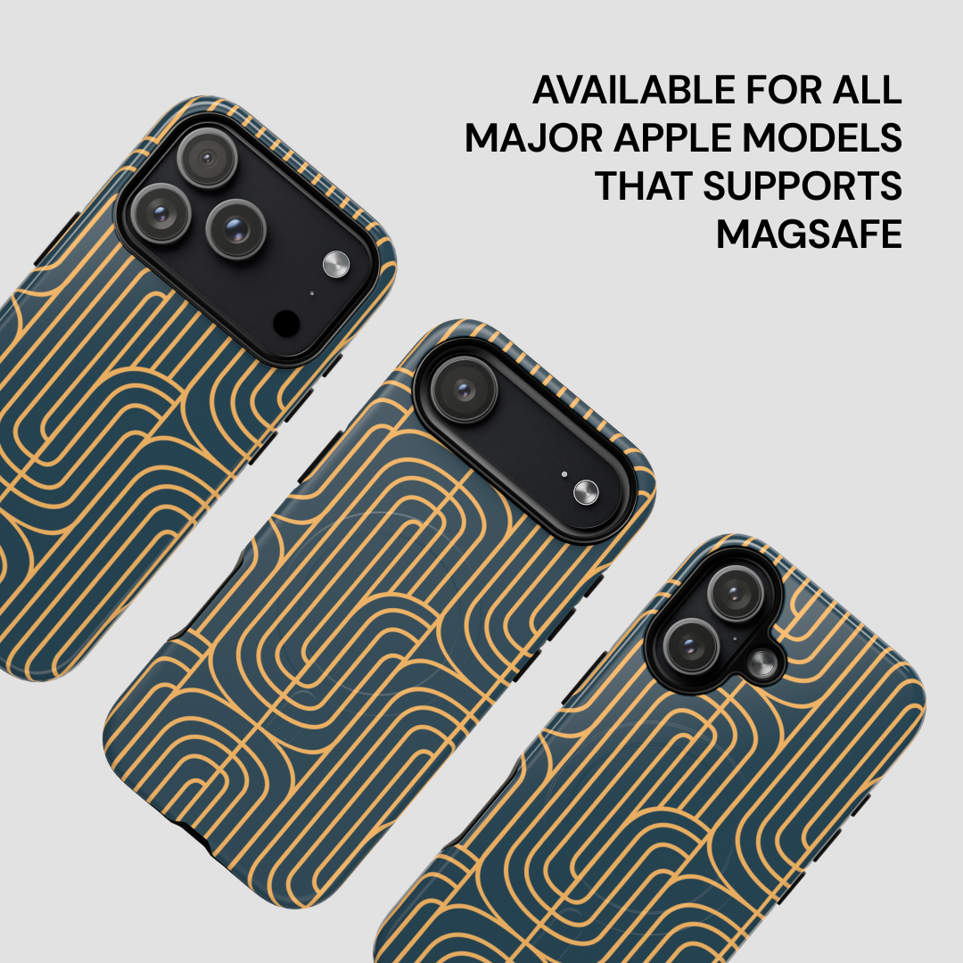 Gold On Teal | MagSafe Tough