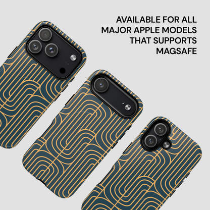 Gold On Teal | MagSafe Tough