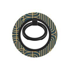 Gold on Teal | Magnetic Ring Holder