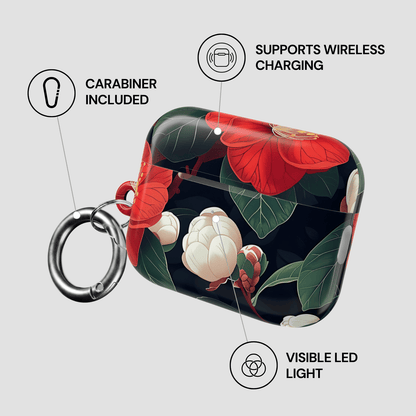 Midnight Camellia | Apple Airpods Case