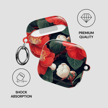 Midnight Camellia | Apple Airpods Case