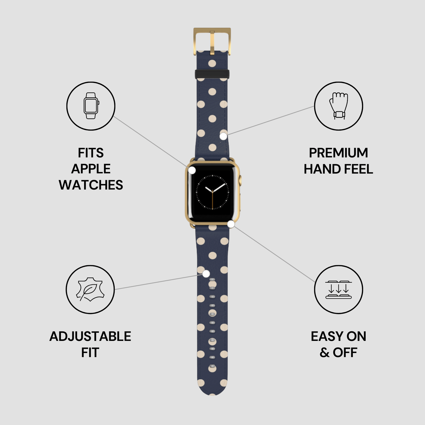Midnight Ivory | Apple Watch Band