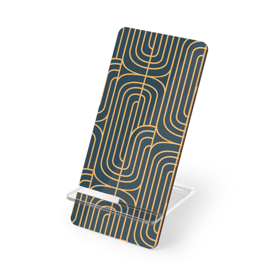 Gold on Teal | Mobile Display Stand