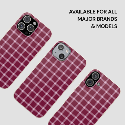 Mulberry Plaid | Biodegradable