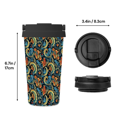 Obsidian Bloom | Insulated Travel Mug