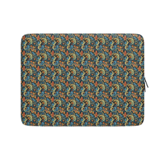 Patterned laptop sleeve on a white background