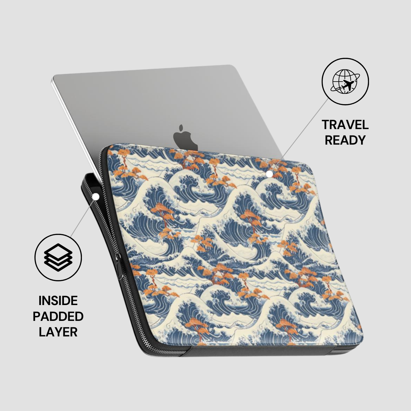 Pines & Tides | Premium Laptop Sleeve