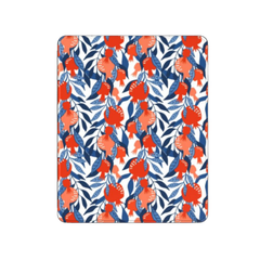 Floral patterned product on a white background