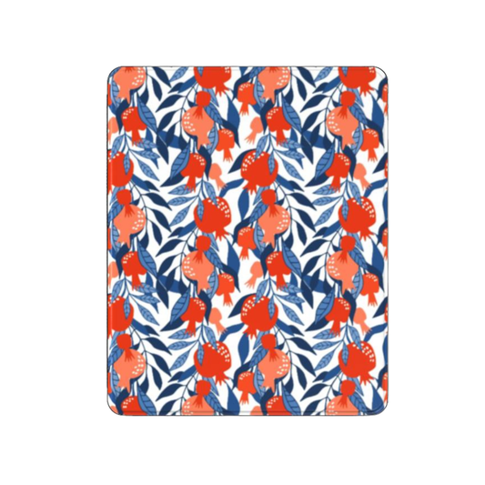 Floral patterned product on a white background