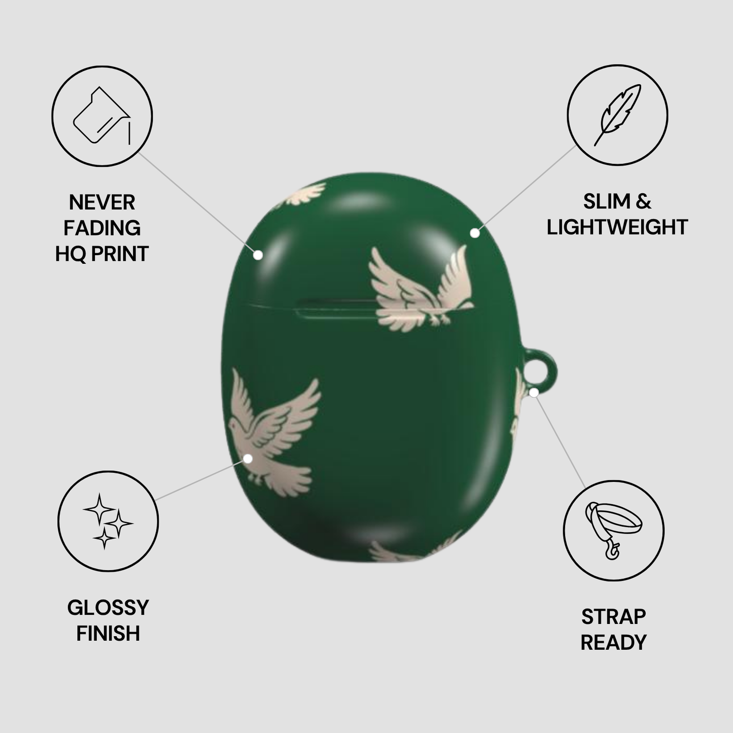 Royal Dove | Google Pixel Buds Case
