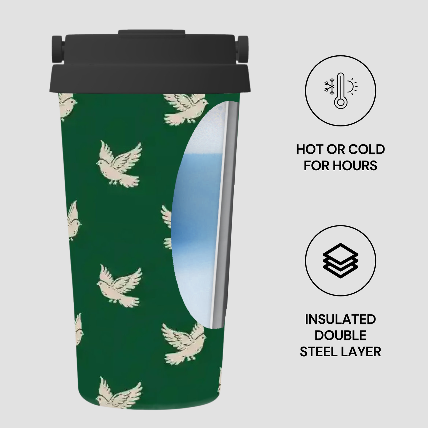 Royal Dove | Insulated Travel Mug