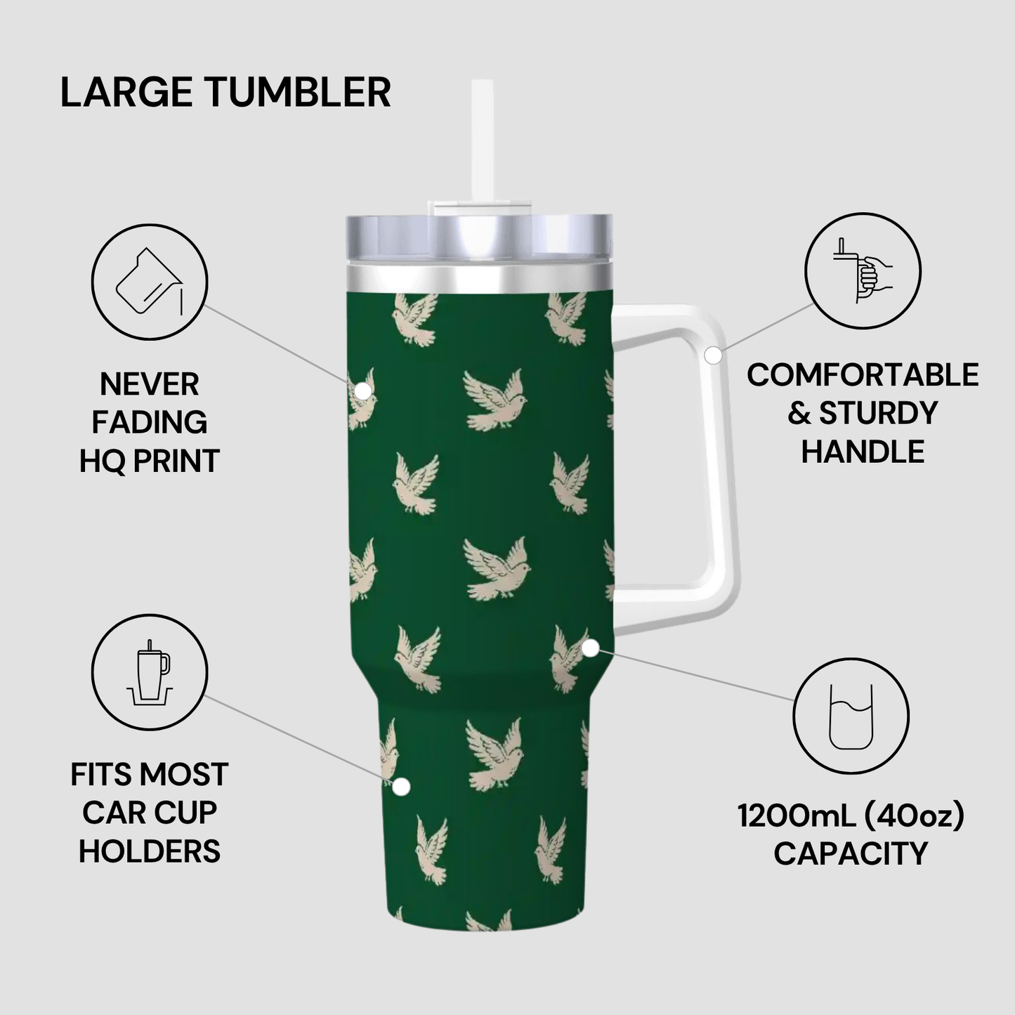 Royal Dove | Large Tumbler
