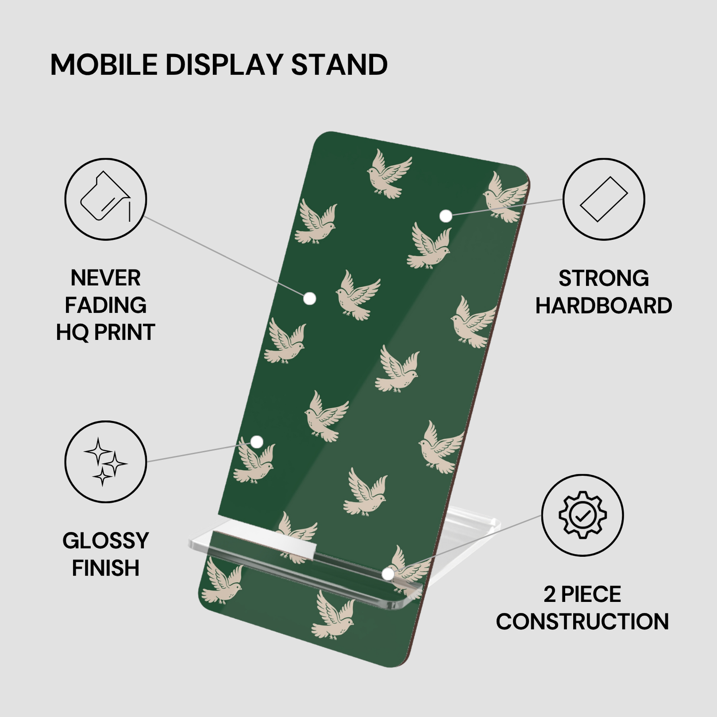 Royal Dove | Mobile Display Stand