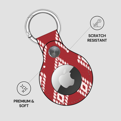 Ruby Ikat | Airtag Holder