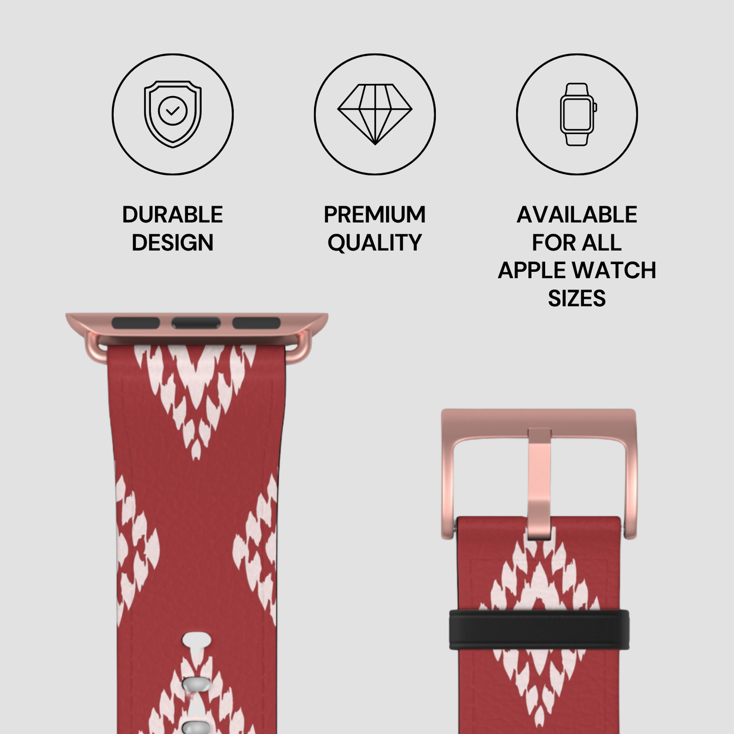 Ruby Ikat | Apple Watch Band