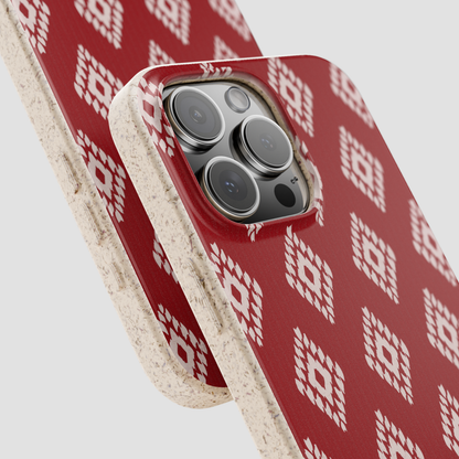 Ruby Ikat | Biodegradable