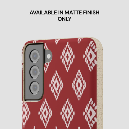 Ruby Ikat | Biodegradable