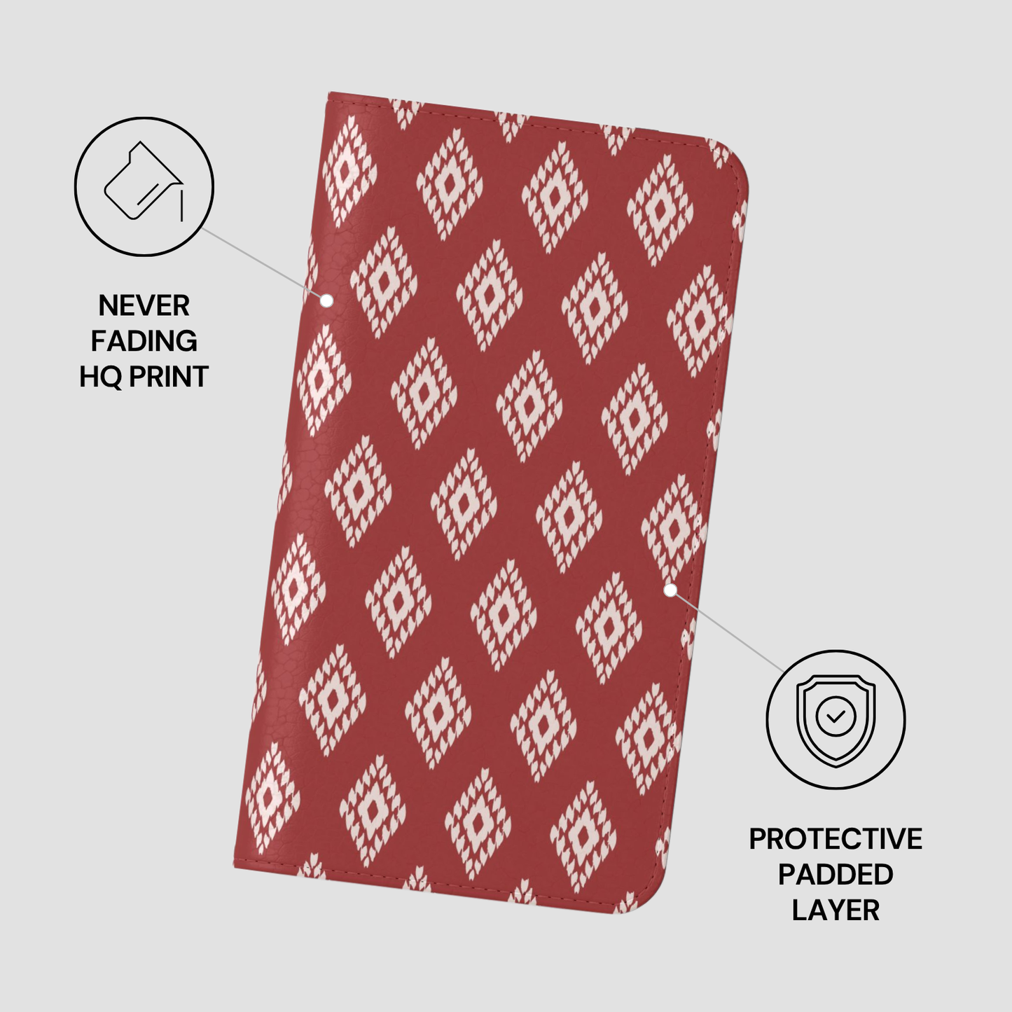 Ruby Ikat | Flip