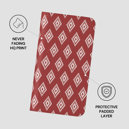 Ruby Ikat | Flip