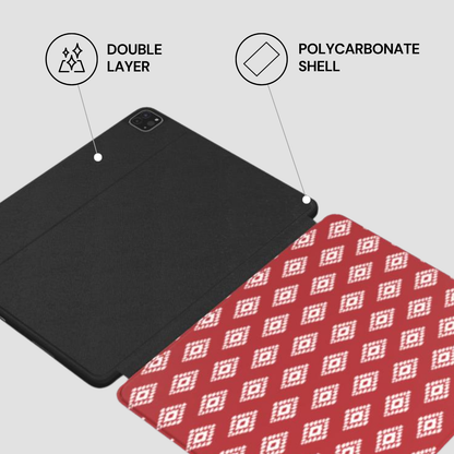 Ruby Ikat | Apple iPad Case