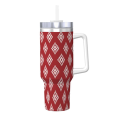 Ruby Ikat | Large Tumbler