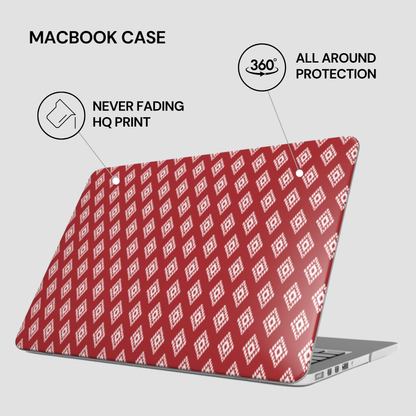 Ruby Ikat | MacBook Case