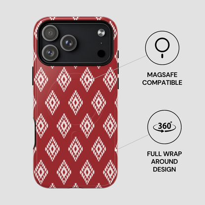 Ruby Ikat | MagSafe Tough