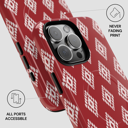 Ruby Ikat | MagSafe Tough