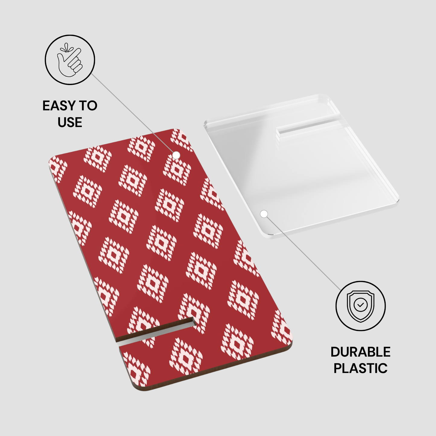 Ruby Ikat | Mobile Display Stand