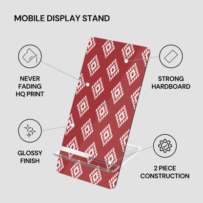 Ruby Ikat | Mobile Display Stand