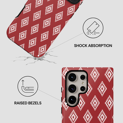 Ruby Ikat | Tough