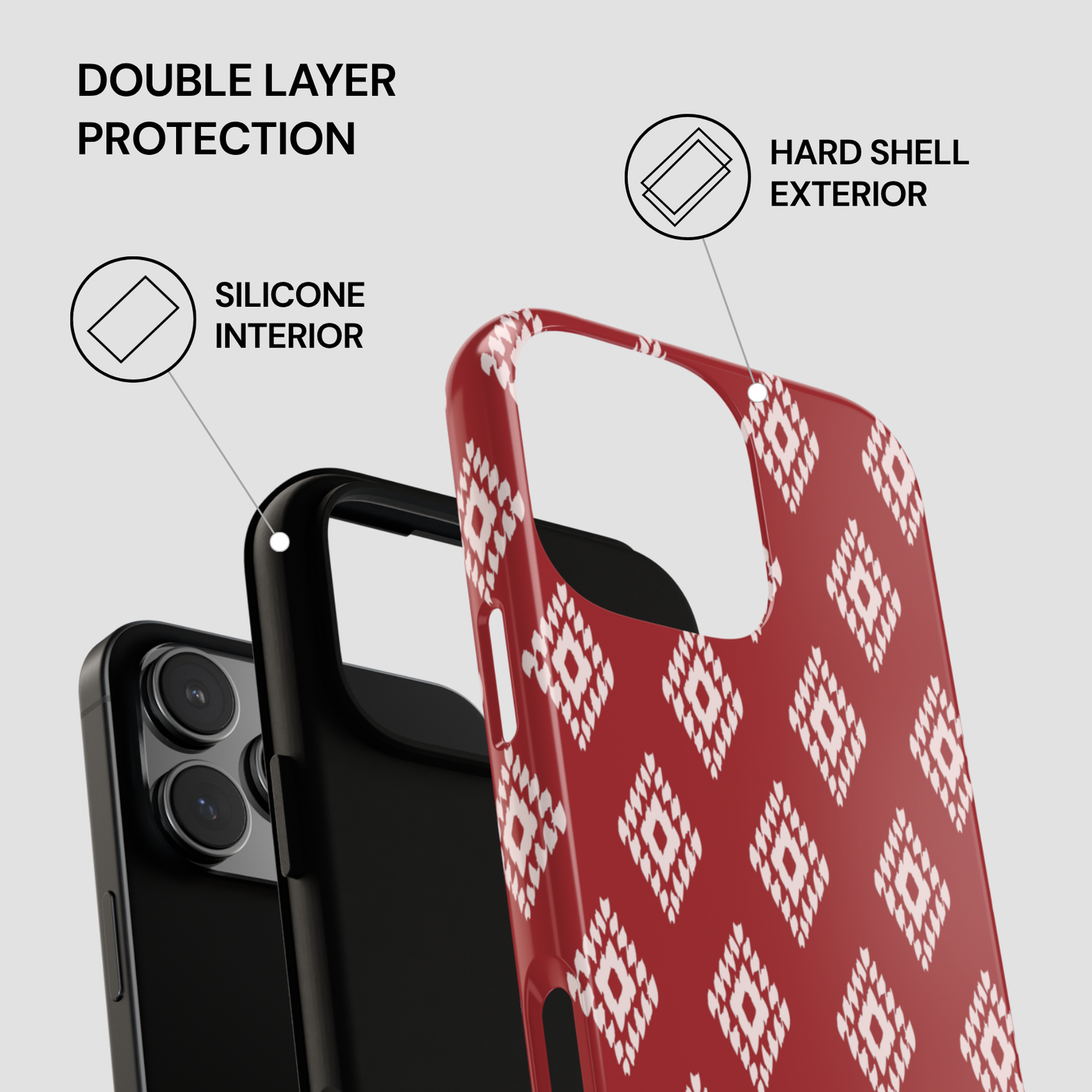 Ruby Ikat | Tough