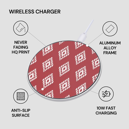 Ruby Ikat | Wireless Charger