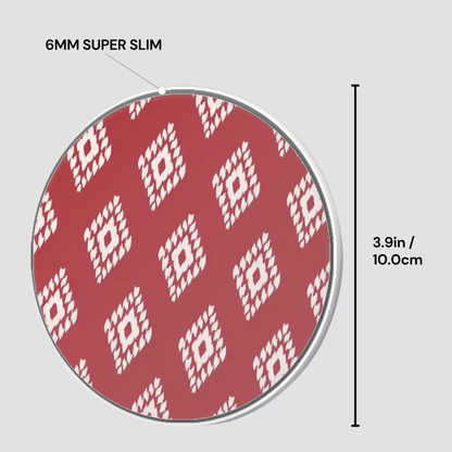 Ruby Ikat | Wireless Charger