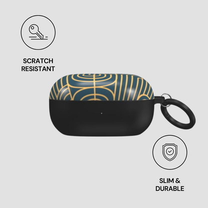 Gold on Teal | Samsung Buds Case