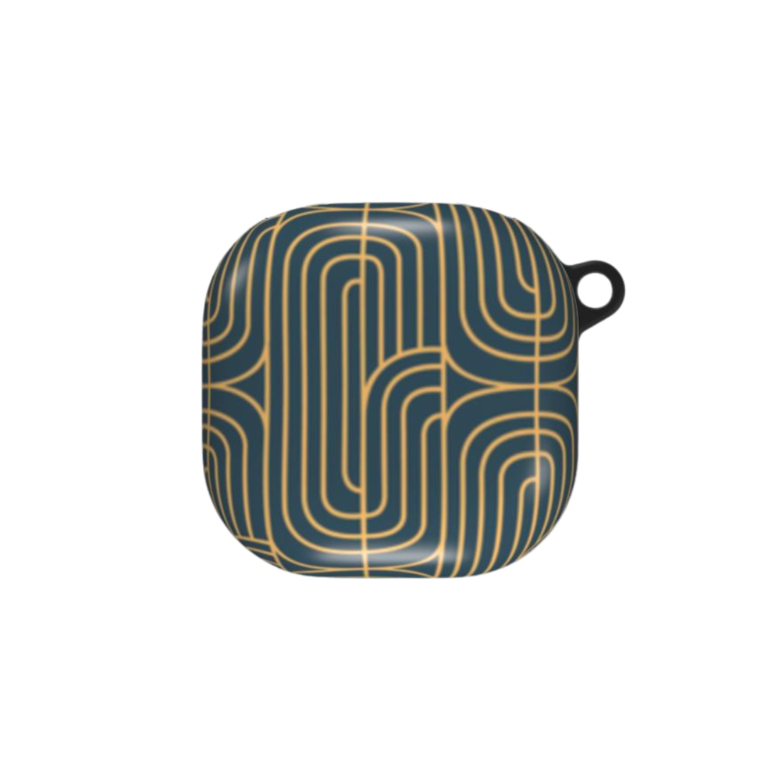 Gold on Teal | Samsung Buds Case