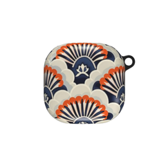 Decorative case with a floral pattern on a white background