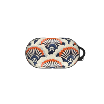 Sleep mask with decorative pattern on a white background