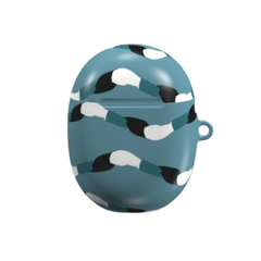 Camouflage-patterned case on a white background
