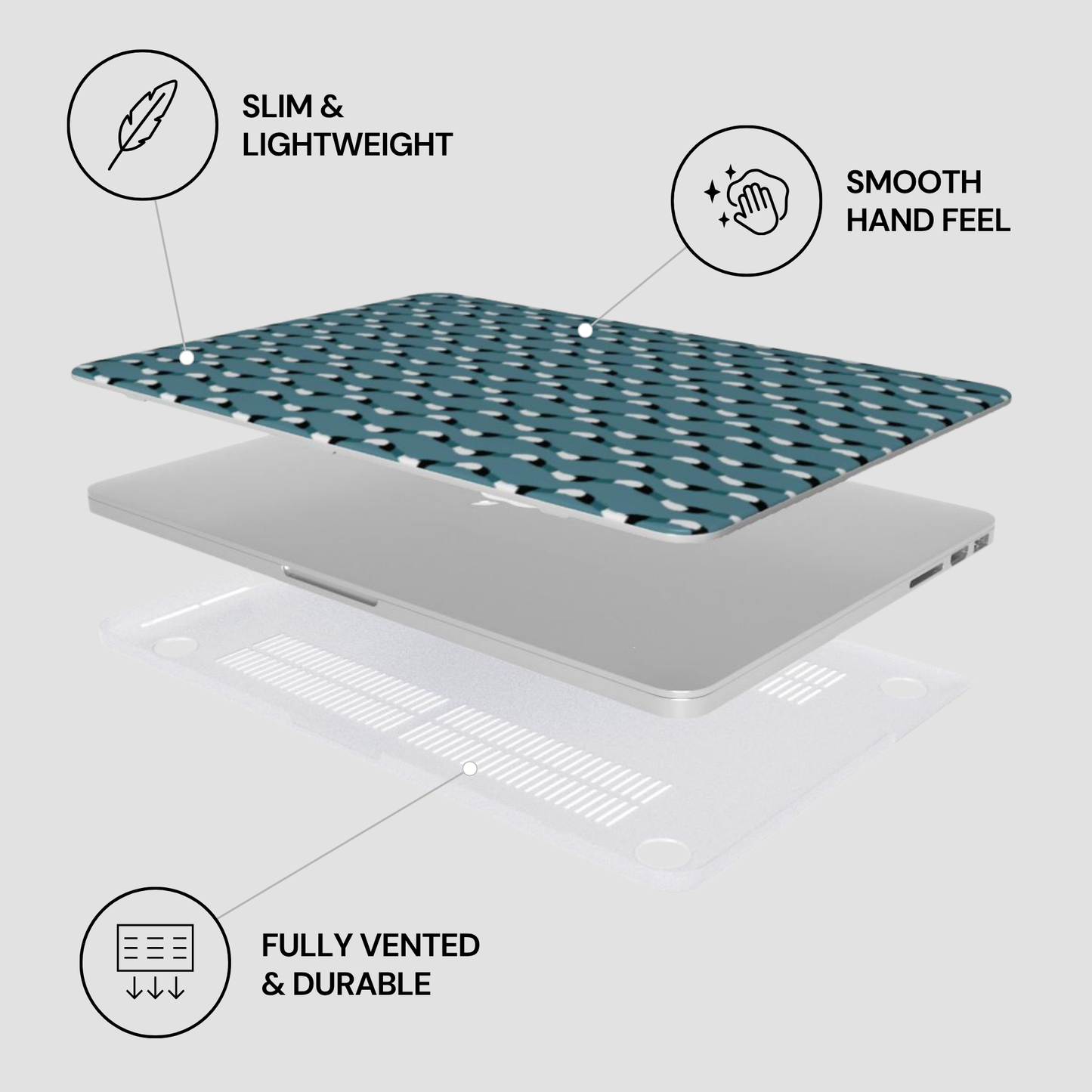 Tide Form MacBook case Layers