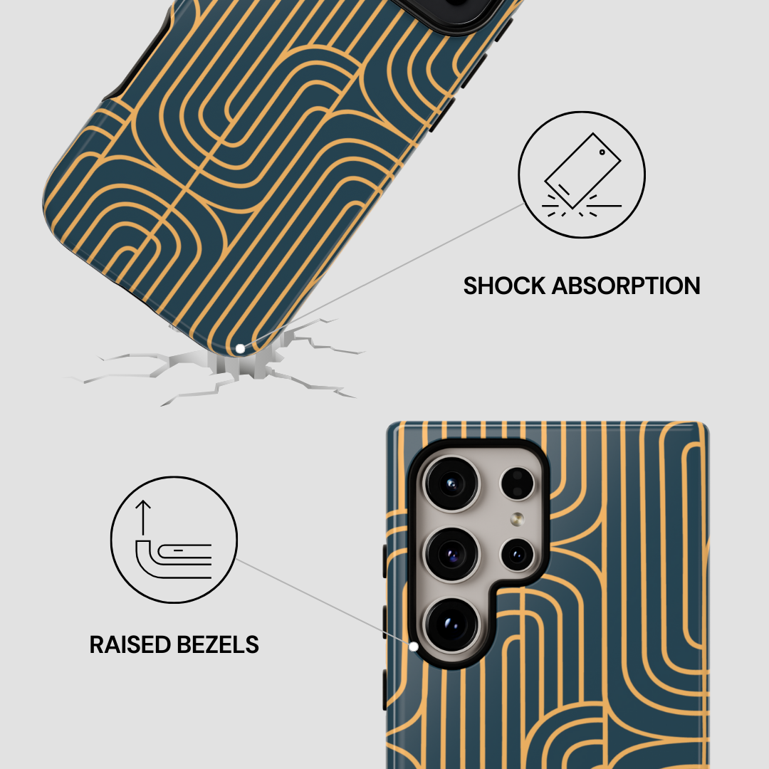 Gold on Teal | Tough