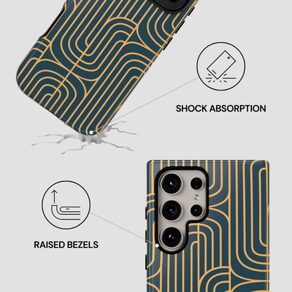 Gold on Teal | Tough