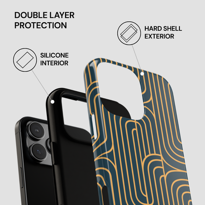 Gold on Teal | Tough