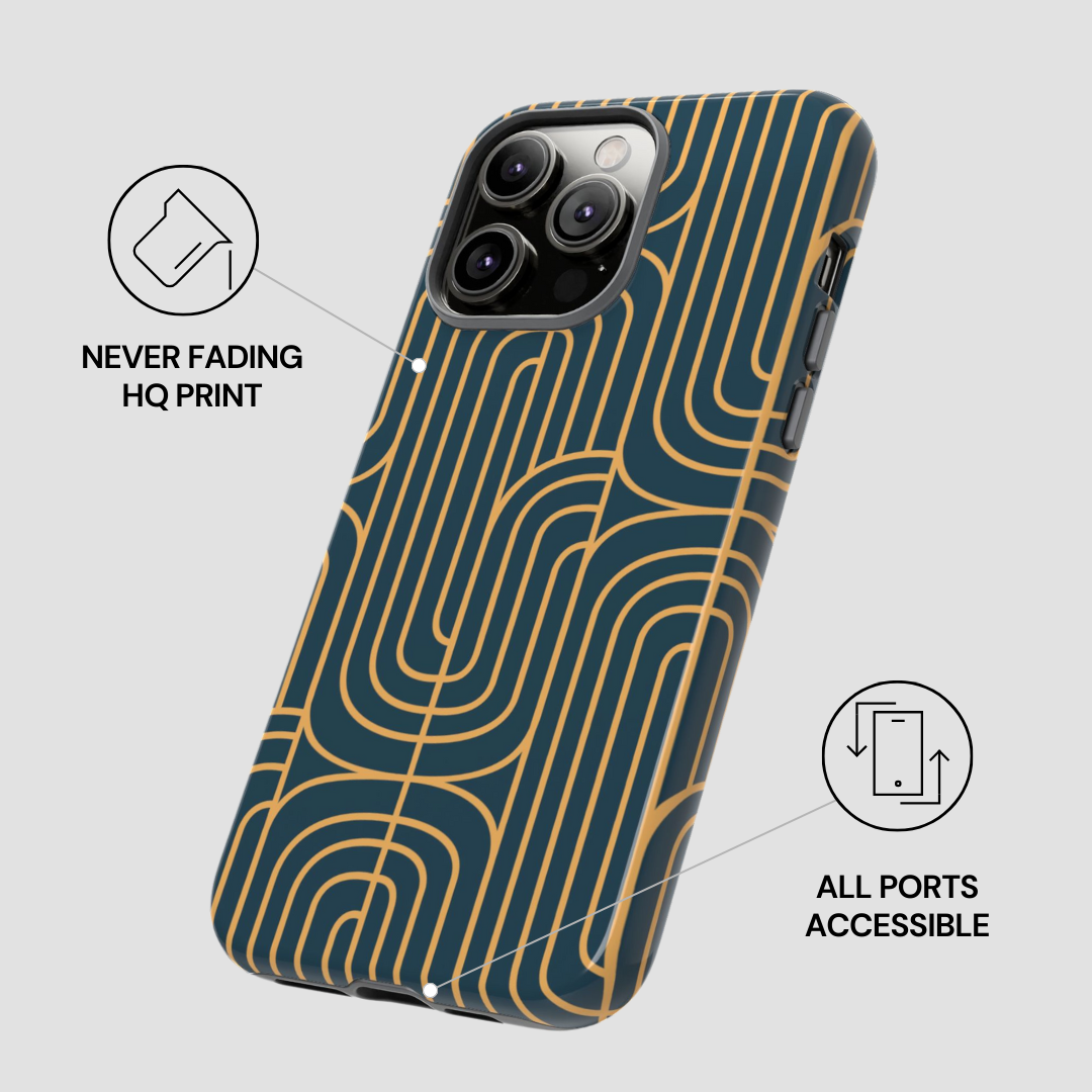 Gold on Teal | Tough